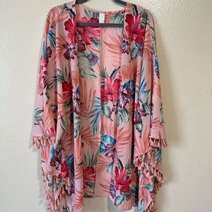 Floral Swimwear cover up Size 3XL